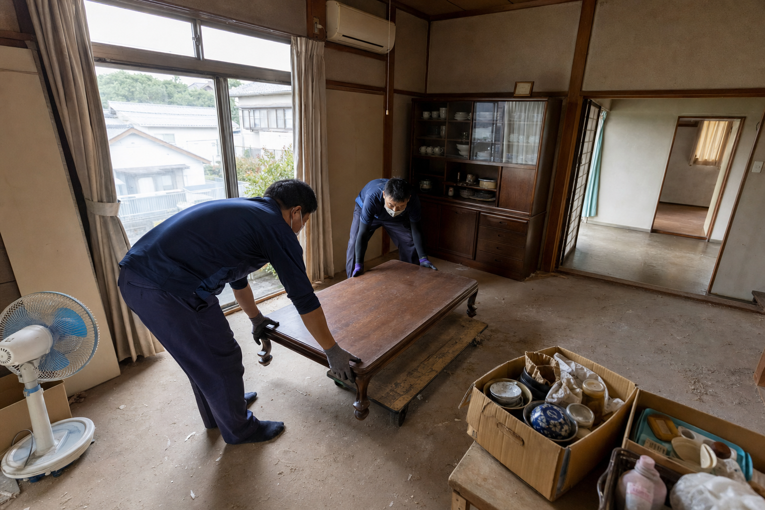 空き家の片付け